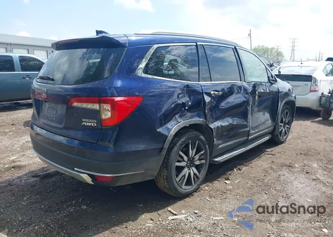 2019 Honda Pilot Touring из США, поврежденный, VIN 5FNYF6H63KB000365